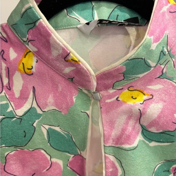 Rixo Lolita Cotton Mini Dress High Neck Size S - Picture 8 of 10